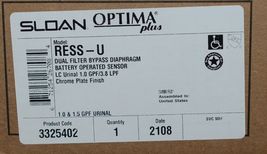 Sloan Optima Plus RESS-U Dual Filter Bypass Diaphragm Battery Operated Sensor image 8