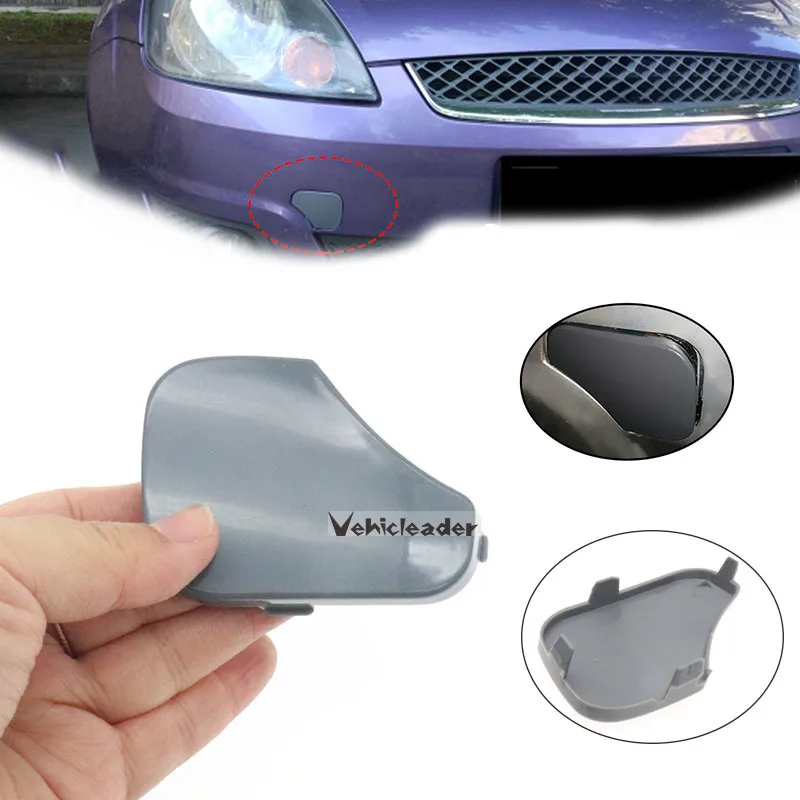 Car Front Bumper Tow Hook Cover For Ford Fiesta MK6 2005 2006 2007 2008 Towing - £13.80 GBP