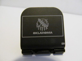 Oklahoma State Flag Laser Etched Aluminum Hat Clip Brim-it - £9.42 GBP