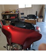 Black 6&quot; Windscreen Windshield for Harley Electra &amp; Street Glide 1996-20... - $89.51 CAD