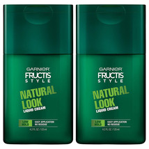 2-New Garnier Hair Care Fructis Style Natural Look Liquid Hair Cream for Men No - £13.25 GBP