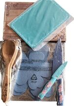 14-Pioneer Woman ~ Wooden Utensils ~ Knives ~ Felt Liners ~ Mats &amp; Board... - $32.00
