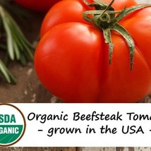 20 Organic Beefsteak Tomato Vegetable Seeds Fresh Seeds USA Seller - £11.35 GBP