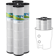VEVOR Pool Filter Cartridge,4x130 Sq.Ft,Pentair CCP520,R173578,PCC130,Tr... - $143.99