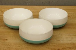 Vacron Ware SALAD BOWL Lot 3 Insulated Turquoise Aqua Bopp Decker Plasti... - $28.70