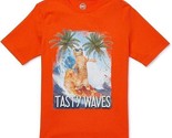 Wonder Nation Boy&#39;s Tasty Waves Short Sleeve Graphic T-shirt, Orange Siz... - £12.04 GBP