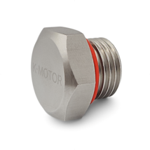 6AN Plug - ORB Male Fitting Adapter - Stainless Steel - $237.75 MXN