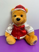 Walt Disney World Winnie the Pooh 2003 Bean Bag Plush Red Hat Jacket 6&quot; - £7.46 GBP