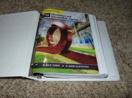 Algebra Book Elementary Intermediate 5e Alan S. Tussy R. David Gustafson Binder  - £29.37 GBP