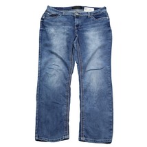 Twentyone Black by Rue21 Pants Womens 16 Blue Mid Rise Curvy Short Skinny Jeans - £23.72 GBP