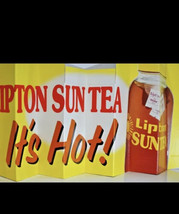 CarCool Car Sun shade &#39;Lipton Sun Tea Its Hot&#39; advertising made in USA NEW - £27.33 GBP