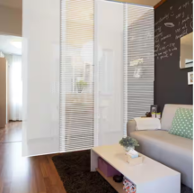 Godear Design Eclipse Sheer Adjustable Sliding Hanging Room Divider 23 i... - $104.50
