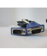 Hotron E246588 AWM Style 20276 VW-1 30V FT-1 Shielded Monitor Cable Blue... - $6.88
