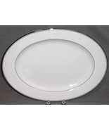Mikasa  GOTHIC PLATINUM PATTERN 15&quot; Oval Serving Platter MADE IN INDONESIA - €127,29 EUR