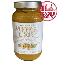 Trader joe’s pumpkin bisque Creamy soup with pumpkin 25 oz - £12.33 GBP