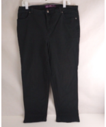 Gloria Vanderbilt Women&#39;s Midnight Black Bootcut Jeans Plus Size 16W - $219.41 MXN