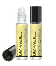 Headache Relief Essential Oil Roll On, Pre-Diluted 10ml (Pack of 2) - £11.60 GBP