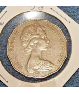 1979 Australia 50 Cents Coin-Elizabeth II-Lot 8 - £11.06 GBP