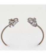 Elephant Themed Brass Cuff Bracelet 2.3&quot; Dia - $7.83