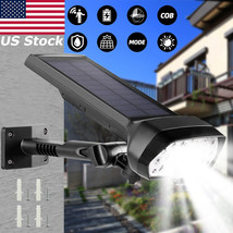 Led Solar Flood Light Motion Sensor Security Spot Wall Street Yard Outdoor Lamp - £30.83 GBP