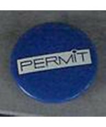 Nice Vintage Permit Advertising Button, VERY GOOD CONDITION - £1.54 GBP