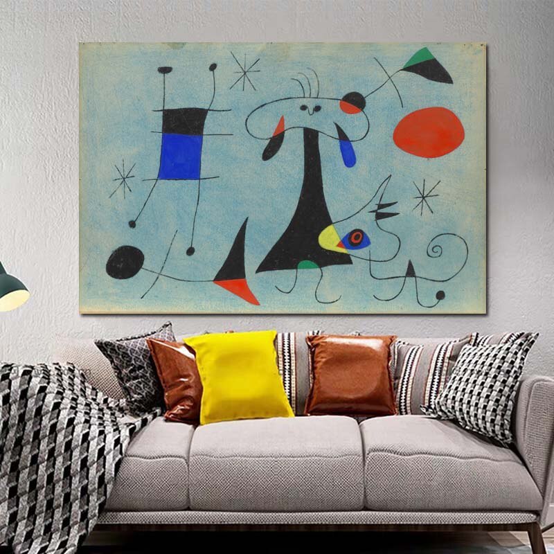 Joan Miró Famous Painter Wall Art HQ Canvas Print Painting FRAME AVAILABLE Item image 4