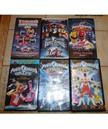 Power Rangers 6 vhs lot Rare VHTF In Space Lightspeed Rescue Dinothunder... - $564.12 MXN