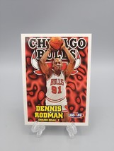 Dennis Rodman 1997-1998 NBA HOOPS Chicago Bulls Basketball #30 Trading Card - £1.66 GBP