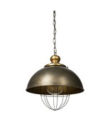 Rustic Gold Ton Metal Dome Hanging Light - $310.69 CAD