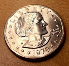 Susan B. Anthony Clad Coin 1979 D Denver Mint 1D Nice Not Silver - £10.74 GBP