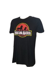 Rare Jurassic Park X Lion King Crossover Shirt Mens Disney Timon Pumbaa ... - $24.49