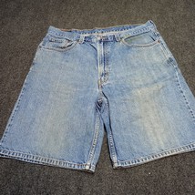 Levi 550 Jeans Men 38 Blue Relaxed Fit Denim Shorts Light Wash - £18.01 GBP