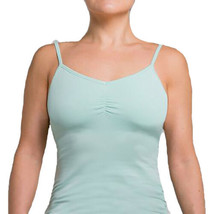 Tanya-B Mujer Ballet Cami Yoga Camisa sin Mangas, Jade, Mediano - $15.82