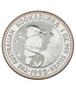 1993 Australia $1 Plata 1oz Kookaburra (Condición BU) KM# 209 - €106,06 EUR