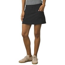 Womens New Keely 12 NWT PrAna Run Camp Hike Skort Skirt Shorts Pockets UPF Black - £77.52 GBP