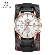  Men&#39;s Quartz Watch - Waterproof Chronograph Wristwatch LK684671834604 - £37.92 GBP