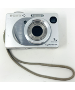 Parts/Repair Sony Cybershot DSC-W1 Silver Digital Camera (Broken Battery... - $17.99