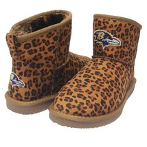 Baltimore Ravens NFL Licensed Women&#39;s Leopard Print Bling Boot by Love C... - £32.46 GBP