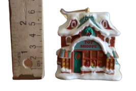 Avon Snow Frost Falls Victorian Village Toy Shoppe ornament Chrismas Lig... - $9.49