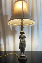 Vintage Art Nouveau,The Three Graces Figurine Lamp,height 30 inches - $231.23