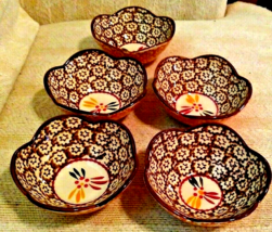 Ramekins Dessert Fruit Bowls Temptation by Tara Old World Set of 5 Ramekins - £20.05 GBP