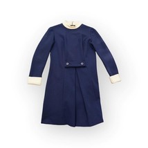 Jonathan Logan Navy Blue Retro Gogo Dress 1960&#39;s White Frock Coat-
show origi... - £57.21 GBP