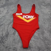 Forever21 Swimsuit Pony Womens Small Lightweight Casual Red Swim One Piece - £20.55 GBP