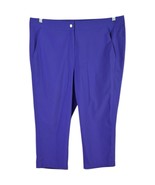 Purple Chicos Womens Weekends Cropped Pants sz 3 Lightweight (Measures 3... - €32,43 EUR