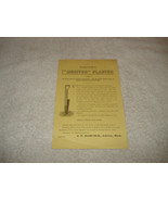 Antique 1891 Babcock&#39;s Monitor Planter Advertisement paper Adrian Michigan - $562.62 MXN