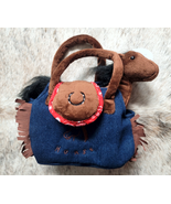 Plush Pony Purse!  Great for Kids!  Denim purse with Bay Horse Plush - $14.99