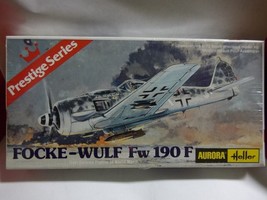 Aurora Heller Focke-Wulf Fw190F 1/72 Airplane Model Kit  6604 - Made in ... - £11.74 GBP