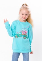 Sweatshirt (Girls), Demi-season,  Nosi svoe 6069-023-33-5 (nebesno-blaky... - $25.74+