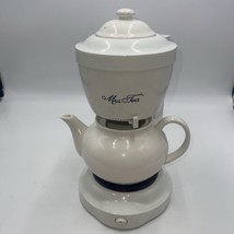 Mrs Tea by Mr Coffee Hot Tea Maker Electric 6 Cup Teapot HTM1 Ceramic Po... - $69.25