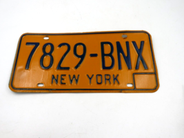 Vintage 70s/80s New York State License Plate Bronx - Excellent - £15.53 GBP